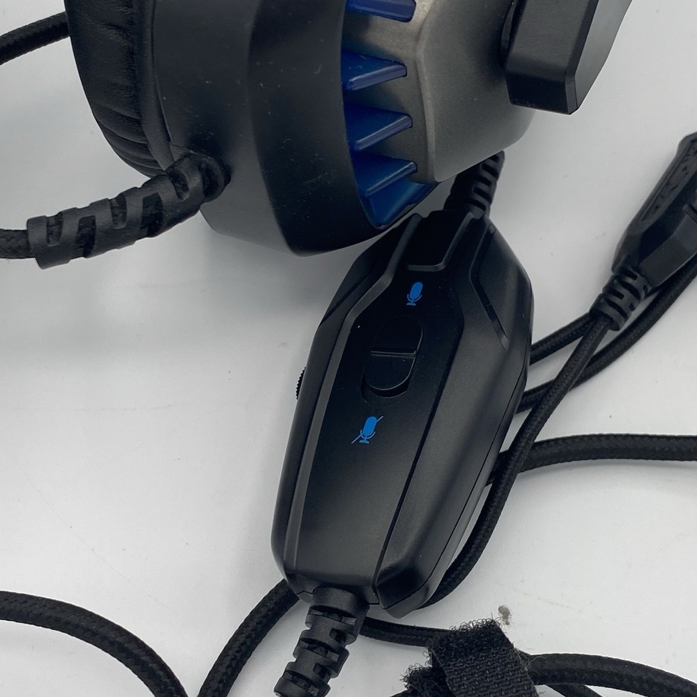 BUTFULAKE GH-1 Gaming Headset For Ps4 Xbox Switch Phone iPad PC blue black - Picture 8 of 9
